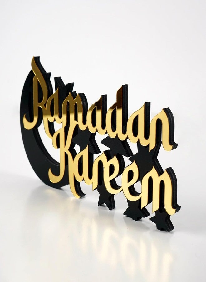 Haoser Ramadan Kareem Tabletop Centerpiece, Ramadan Decorations for Home, Muslim Home Decor Item, Eid Gift, Arabic Calligraphy, Ramadan Mubarak Decoration Item,eid Decoration Item - Image 2